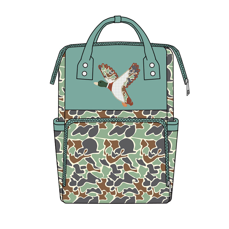 Duck camo hunting baby mommy diaper backpack