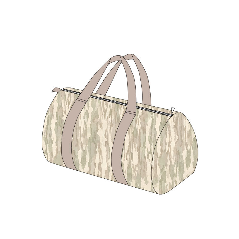 Light camo hunting adult travel duffel bag
