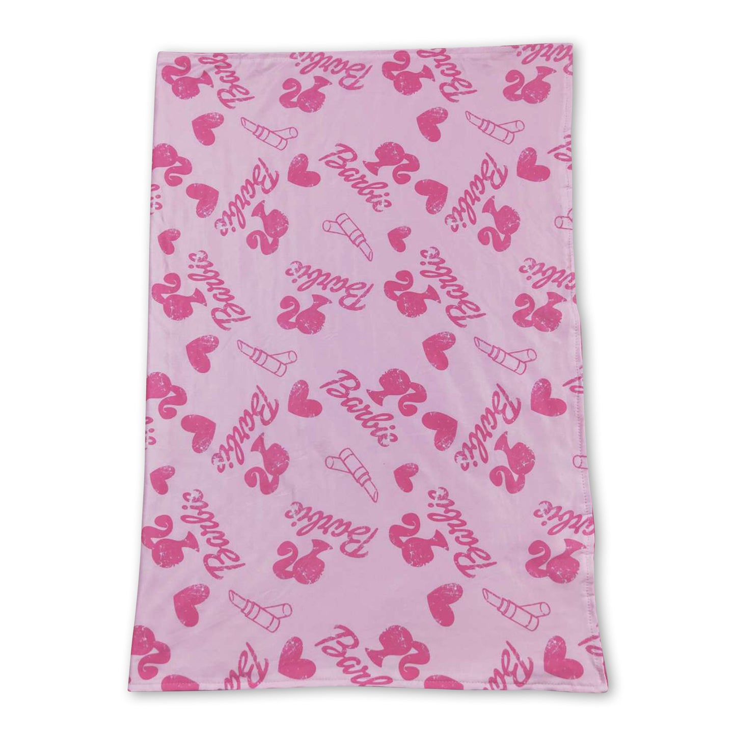 Heart pink heart party baby girls blankets