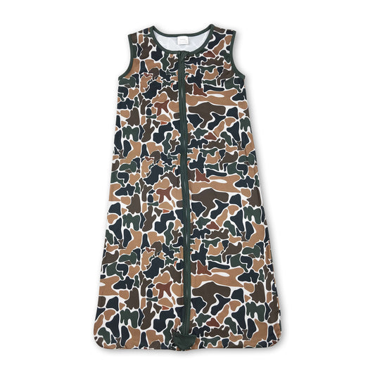 Sleeveless camo baby kids sleep sack