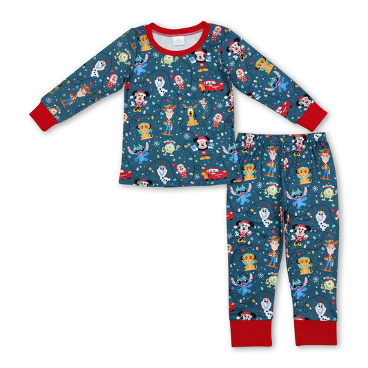 Deer mouse koala kids boys Christmas pajamas