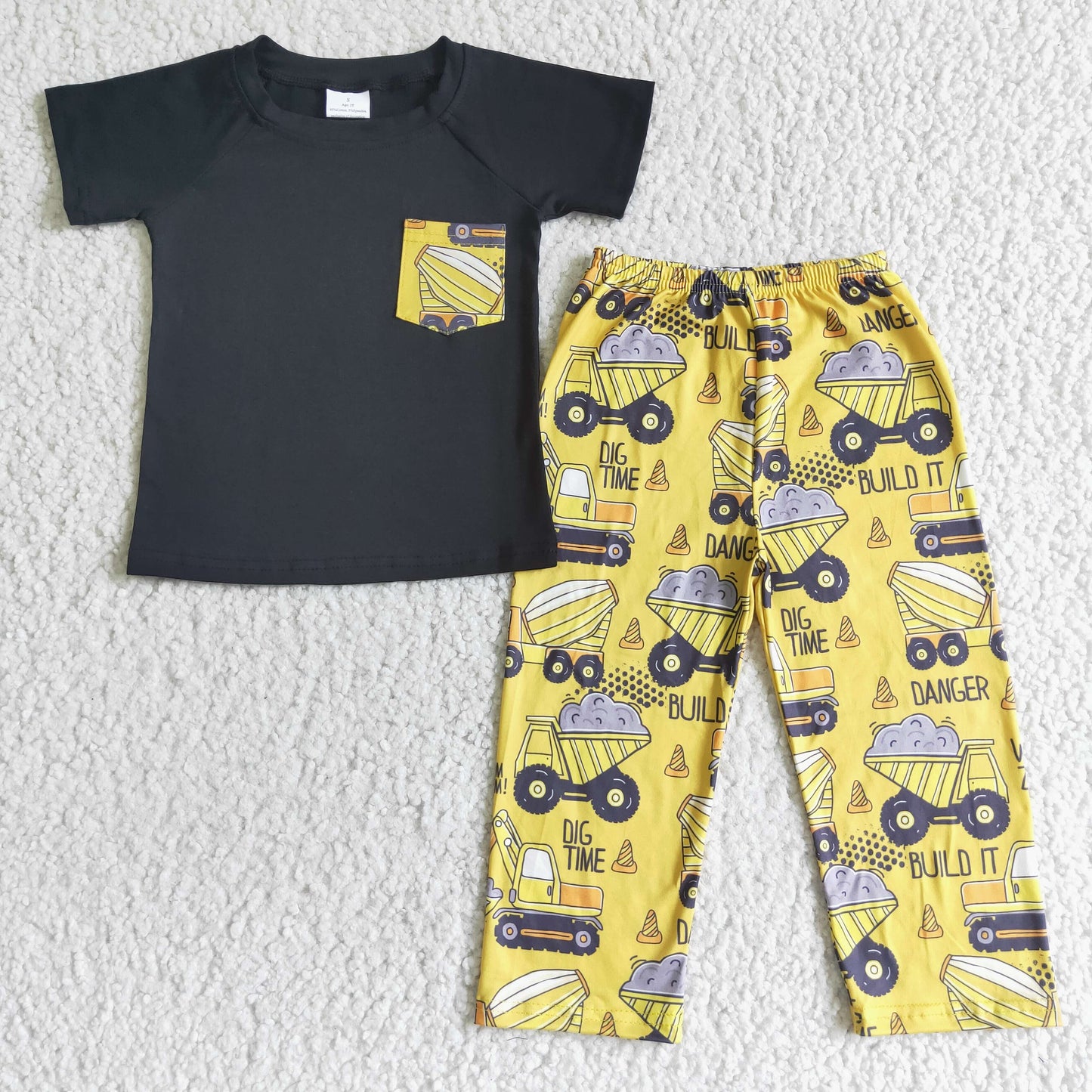 Built it dig time shirt pants kids boy clothes