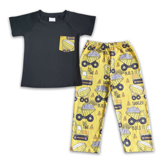 Built it dig time shirt pants kids boy clothes