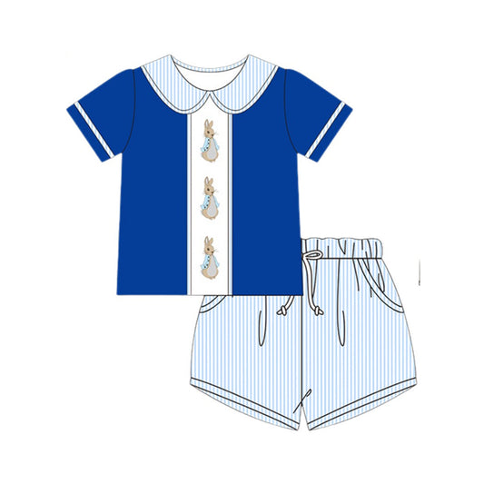 blue rabbit  kids boys long sleeve set