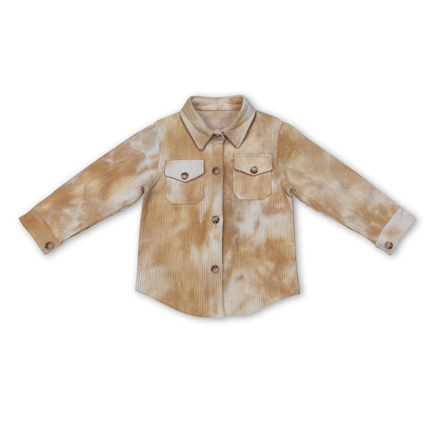 Corduroy white khaki tie dye baby kids fall flannel