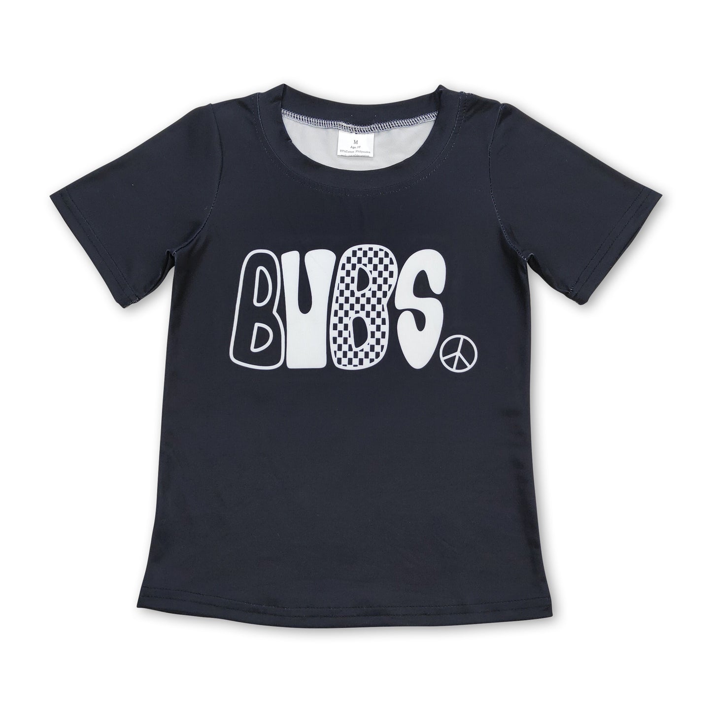 Short sleeves printed boys T-shirt