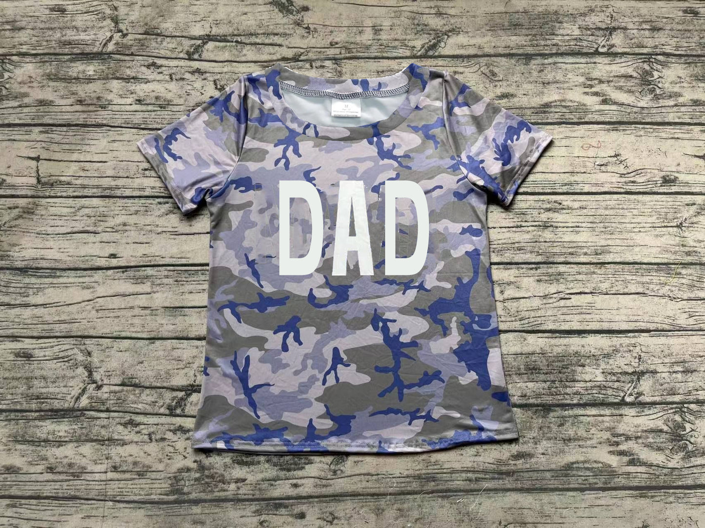 Short sleeves camo Dad family adult men shirt