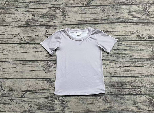 Short sleeves grey camo slip float fishing boys shirt