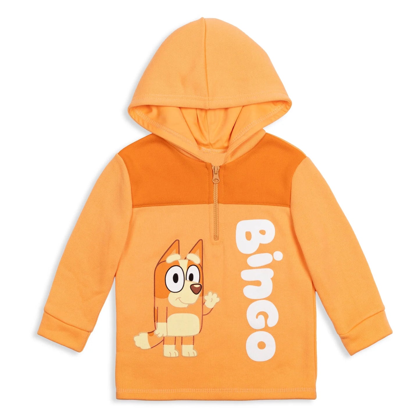 Yellow long sleeves dog baby kids hoodie