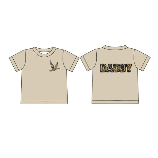 Short sleeves camo duck Daddy adult men shirt