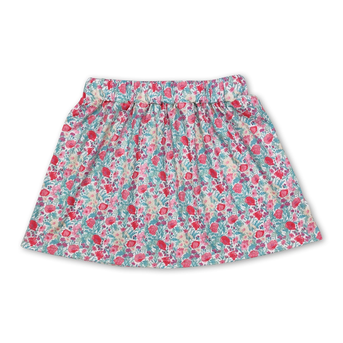 Pink floral baby girls cute skirt