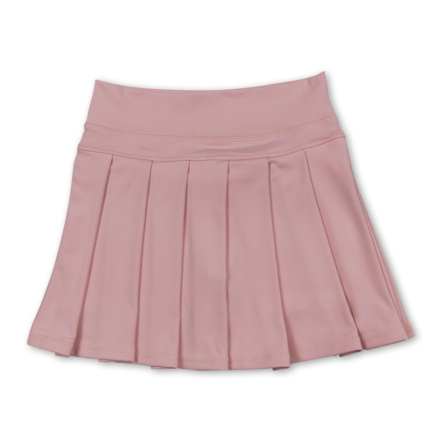 Pink high waist kids girls summer activewear skorts