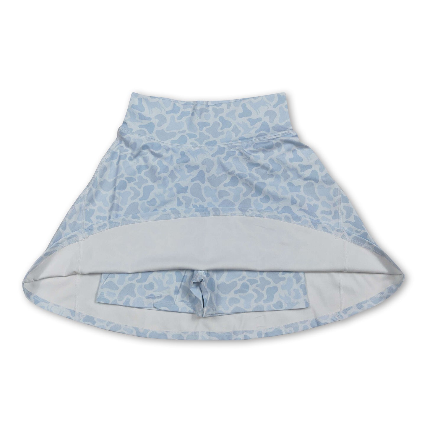 High waist light duck dog camo adult women activewear skirt