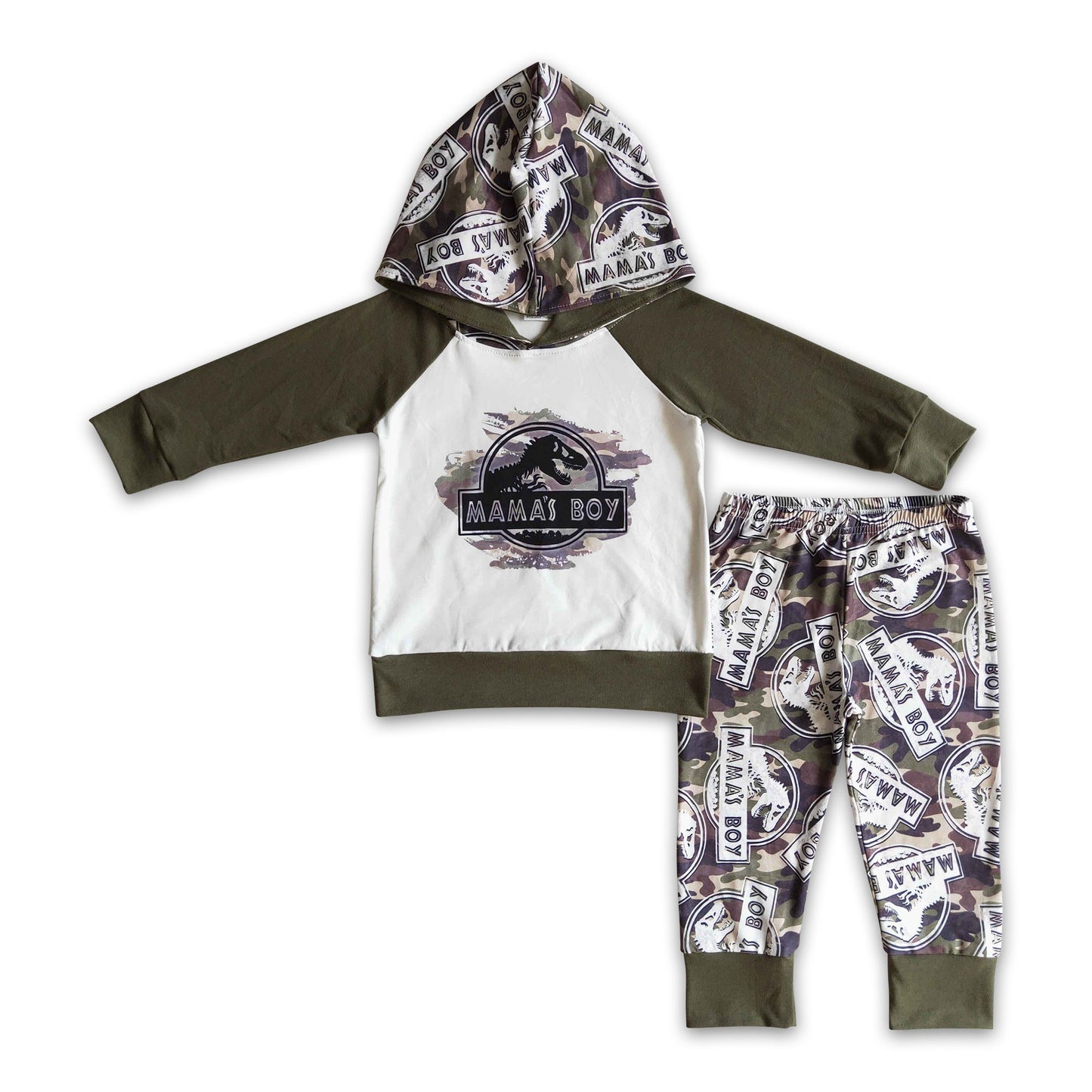 Mama's boy camo hoodie set