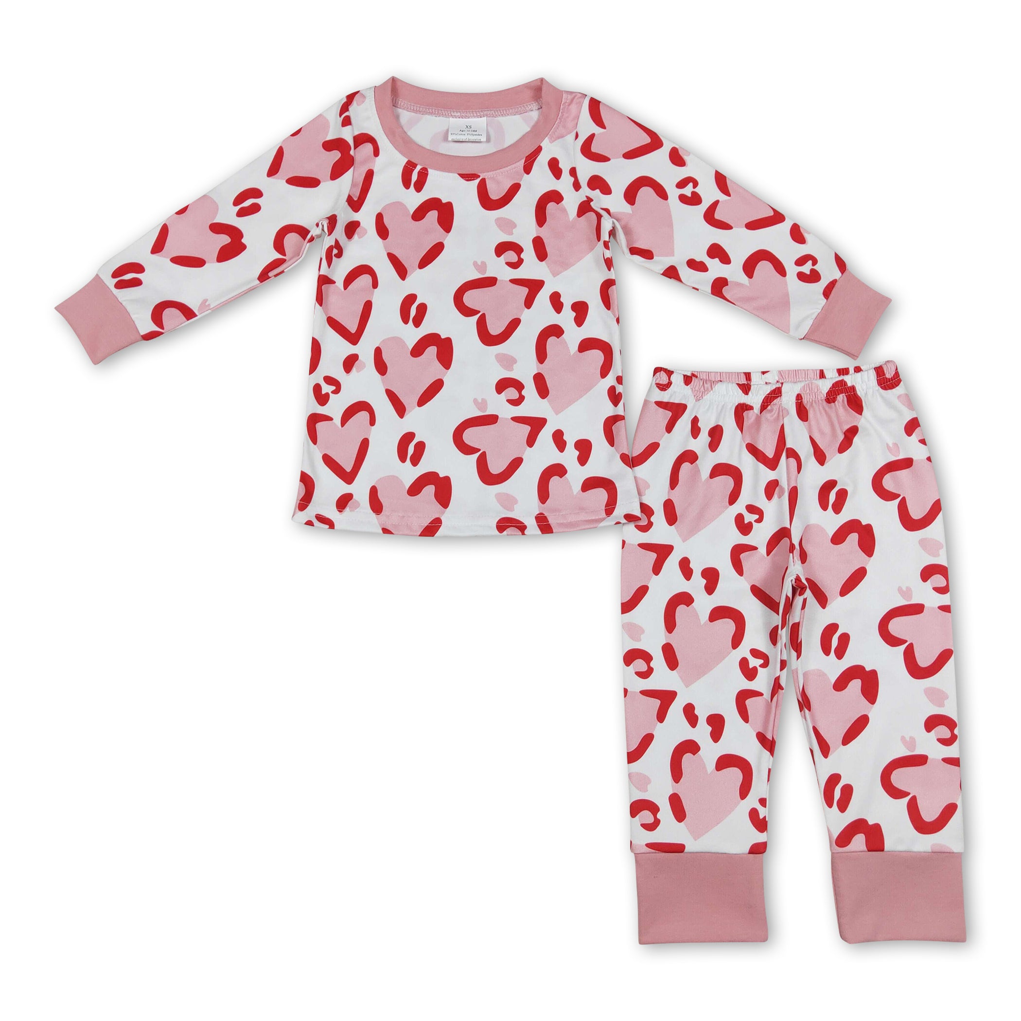 Valentines pajamas 2024 kids