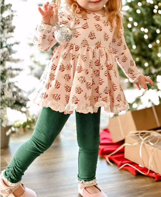 Christmas tree cakes tunic leggings girls clothing