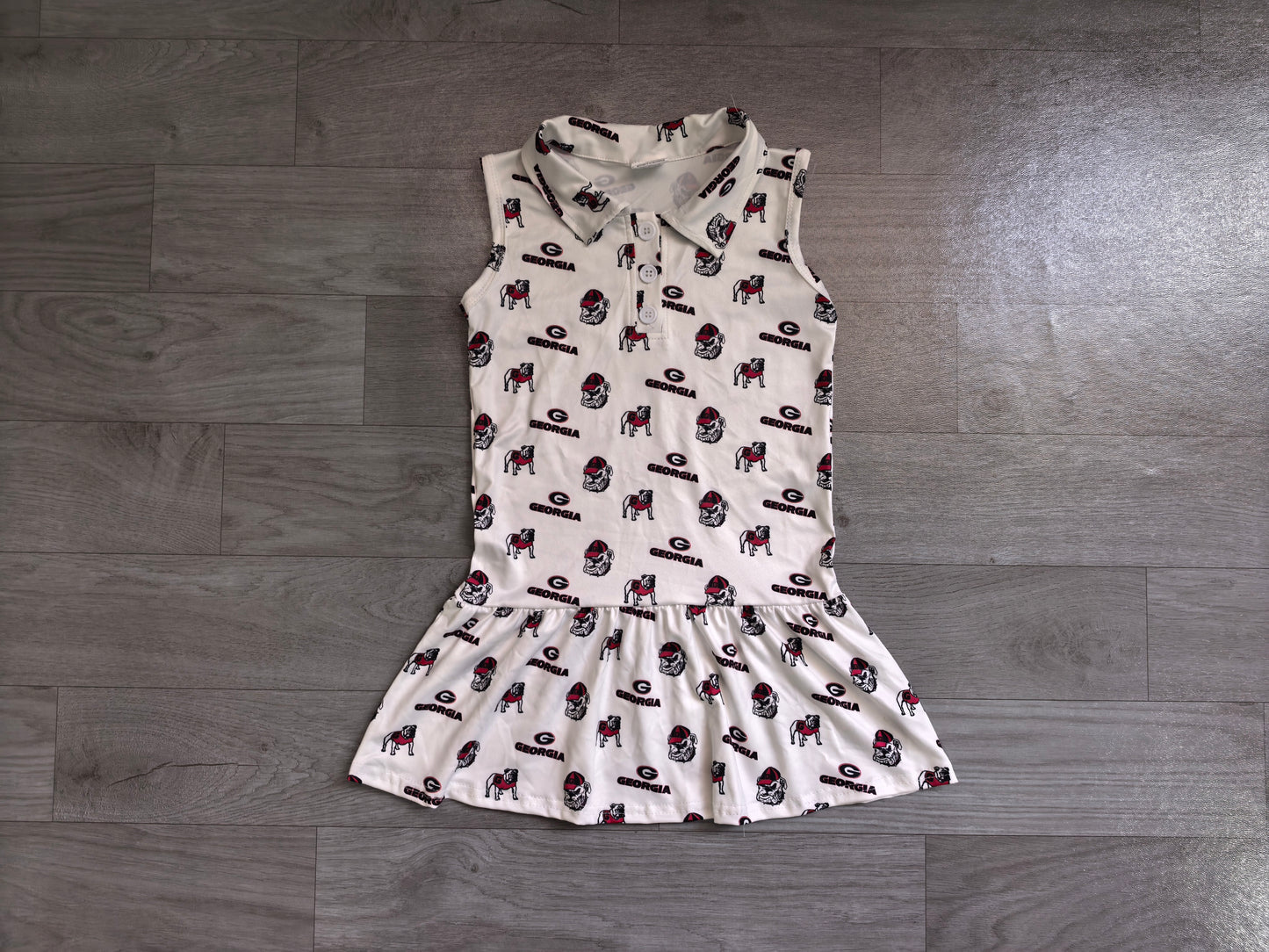Sleeveless G dog kids girls summer team dresses