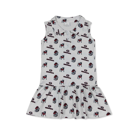 Sleeveless G dog kids girls summer team dresses