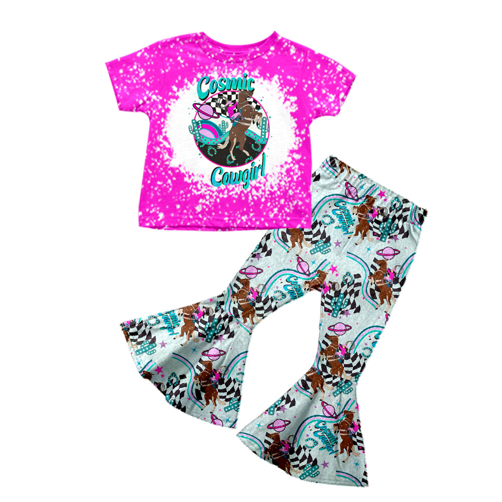 Cowgirl cactus shirt pants western girls clothing