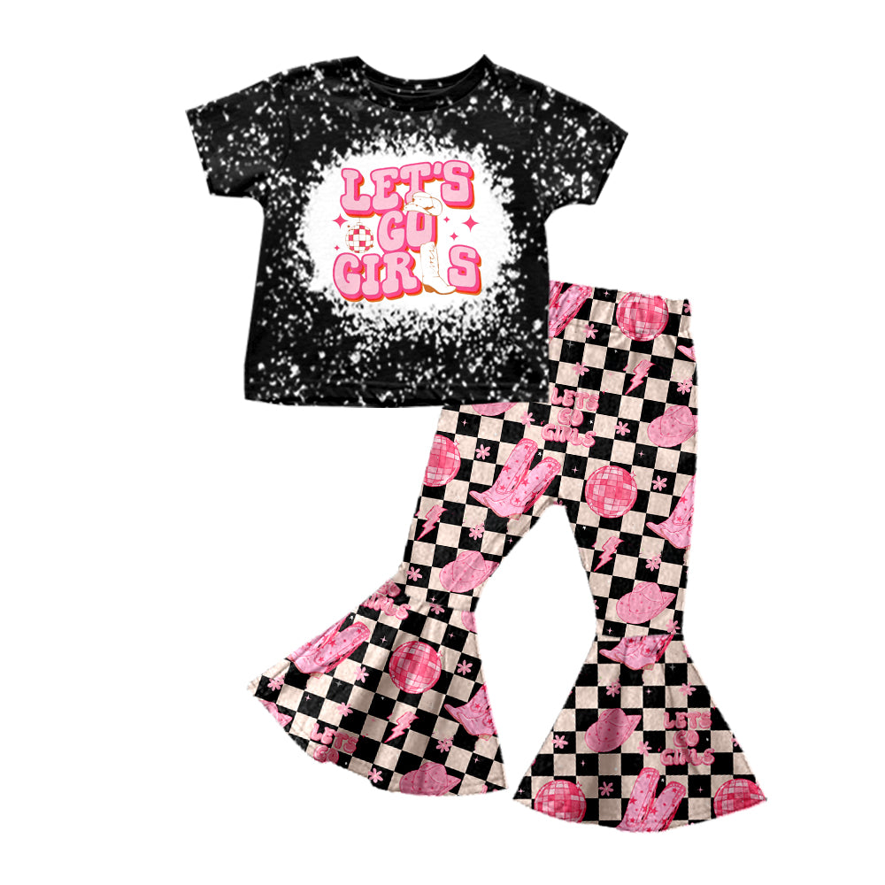 Let's go girls boots plaid western baby girls clothing