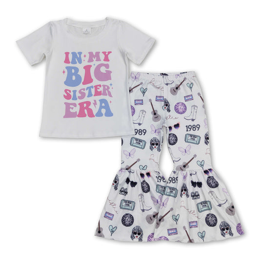 Big sister top bell bottom pants singer girls outfits