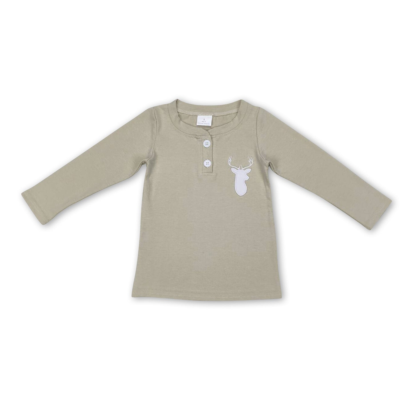 Long sleeves deer kids boy hunting shirt