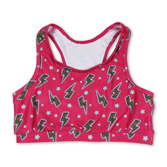 Sleeveless hot pink thunder baby girls shirt