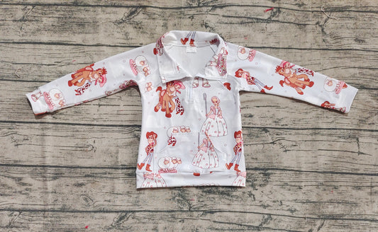 Long sleeves sheep toy baby kids pullover