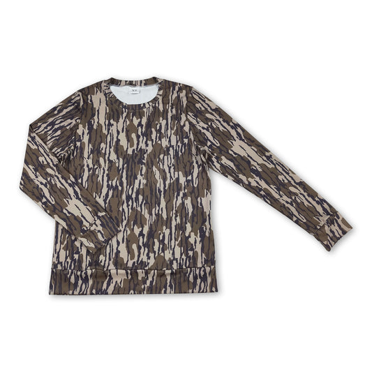 Long sleeves camo hunting adult women shirt