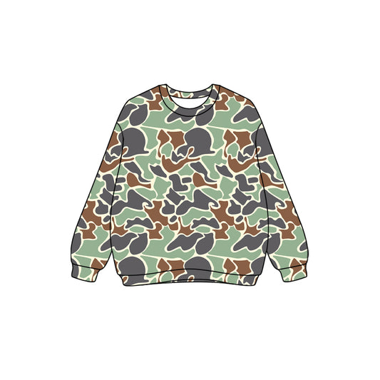 Long sleeves mint camo hunting adult women shirt