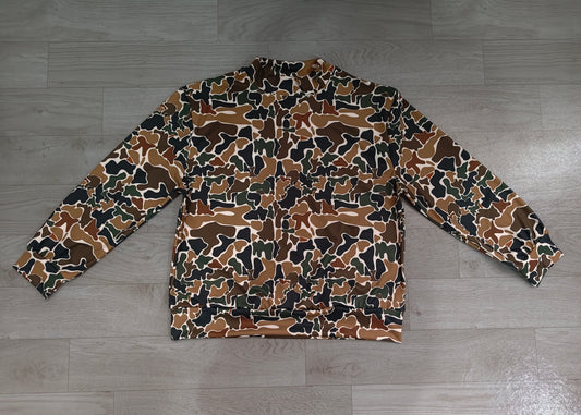 Long sleeves brown camo adult women active top
