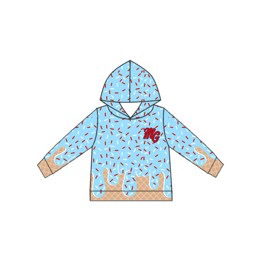 Deadline March 23 long sleeves light blue sprinkle M G kids team hoodie
