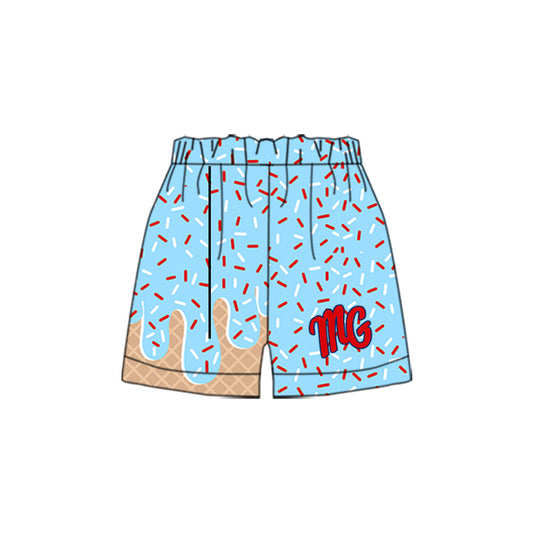 Deadline March 23 blue sprinkle M G kids boys team shorts