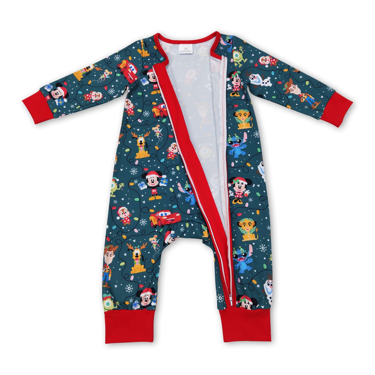 Long sleeves koala lion mouse baby kids Christmas romper