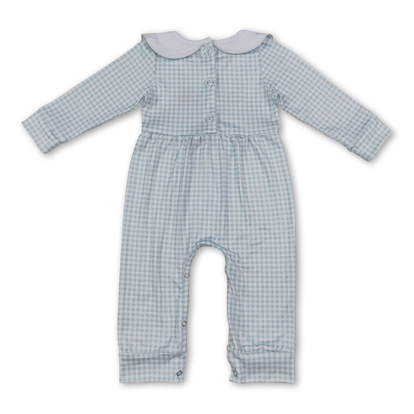 Plaid turkey pumpkin pie baby boys Thanksgiving romper
