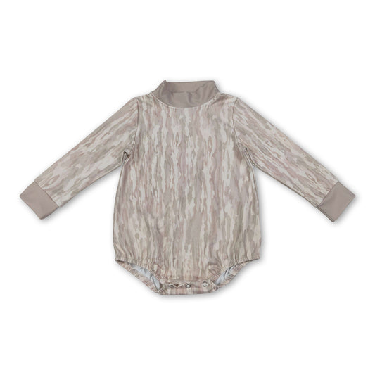 Long sleeves camo baby boy fall active romper