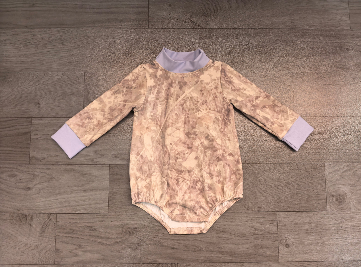 Long sleeves leaves camo baby boy fall active romper