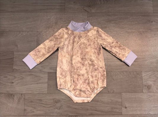 Long sleeves leaves camo baby boy fall active romper