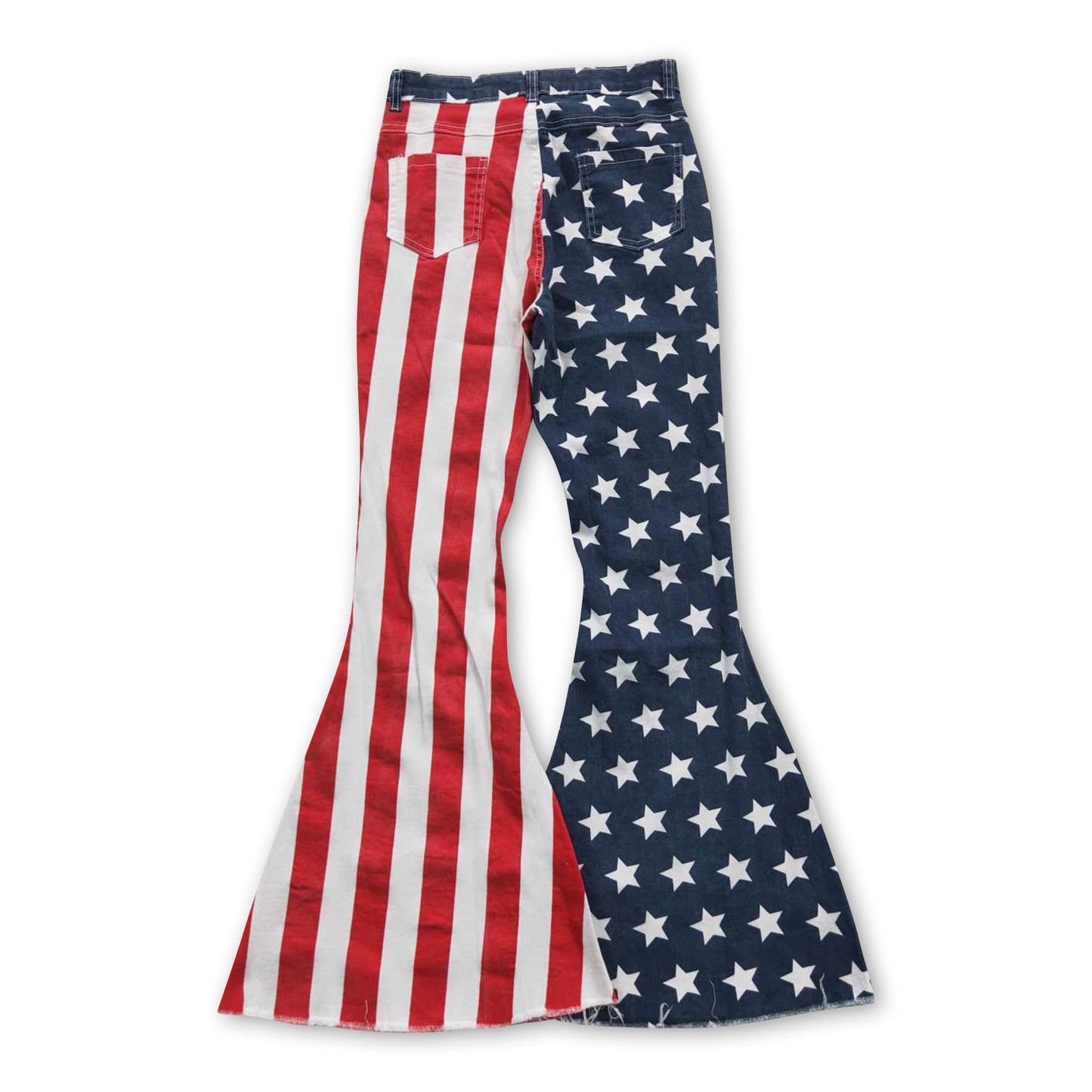 Stars and stripe women denim pants adult 4th of july jeans – Western ...