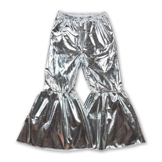 Silver baby girls bell bottom pants