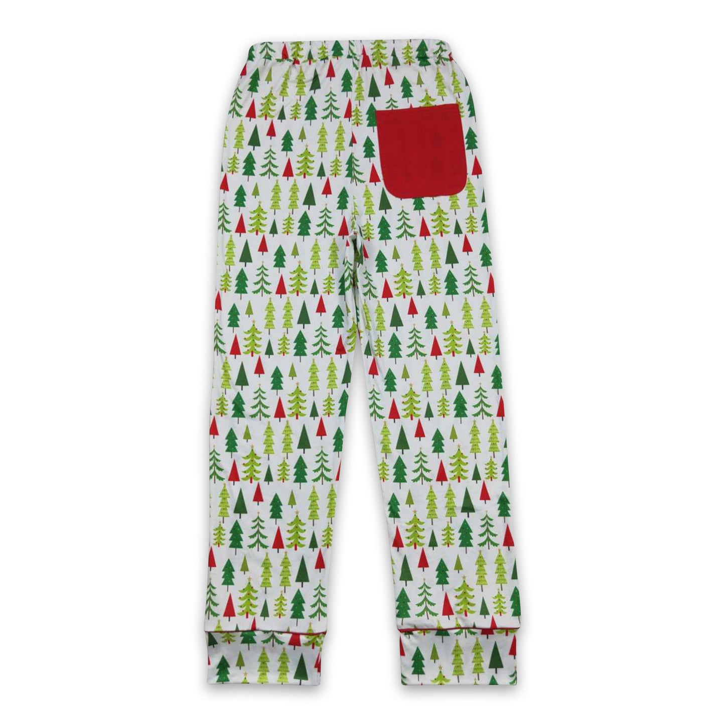 Christmas tree family clothes adult women pants