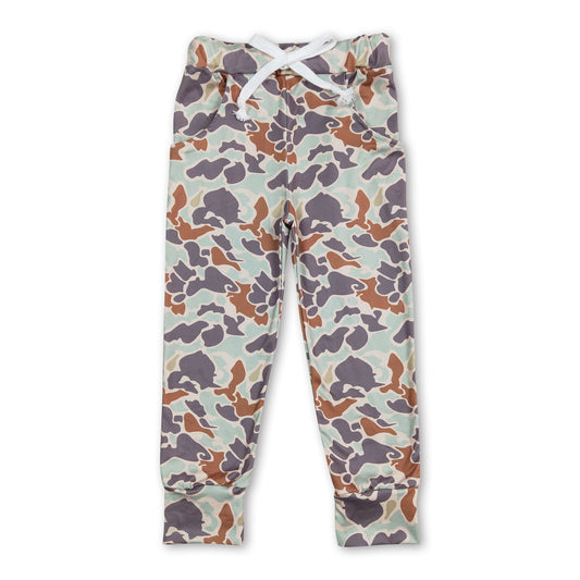 Camo pocket kids boys pants