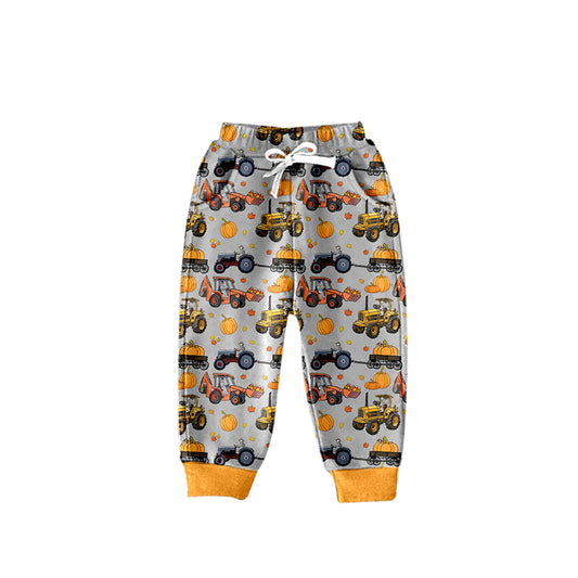 Pumpkin constructions kids boys fall pants
