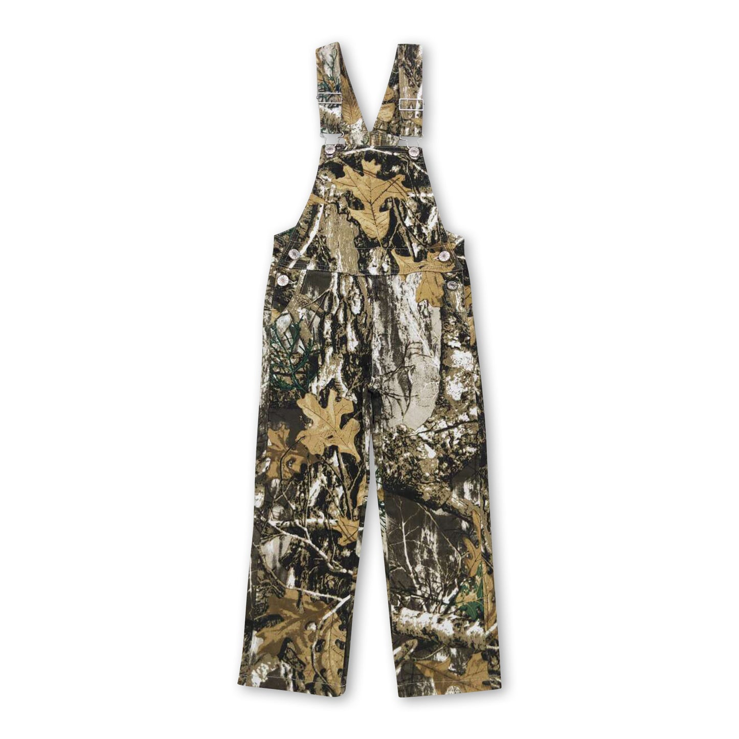 Camo hunting denim kids boy overalls