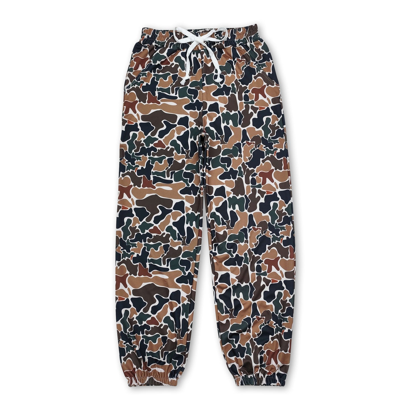 Brown camo adult women pants