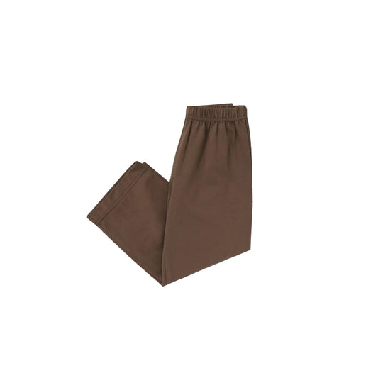 Brown cotton kids boys pants