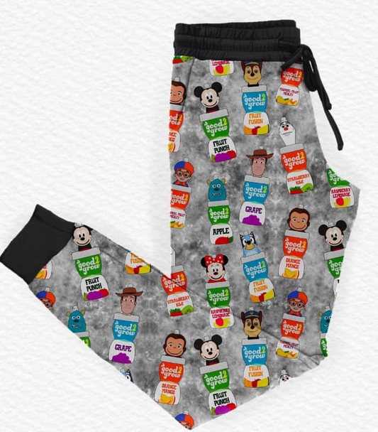 Black mouse dog monkey toy adult pants