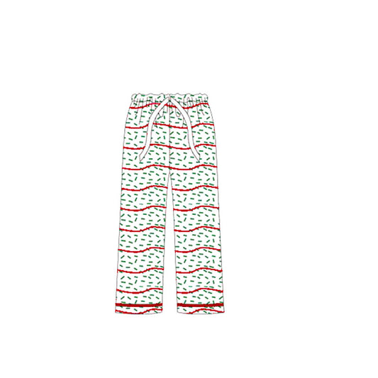 Christmas tree cake sprinkle adult women sleepwear pants