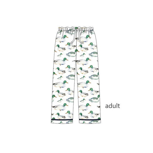 Duck adult sleepwear bottoms pants
