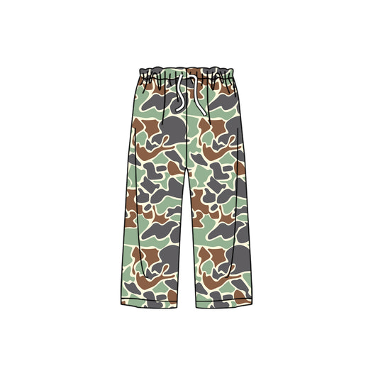Mint camo adult men sleepwear pants